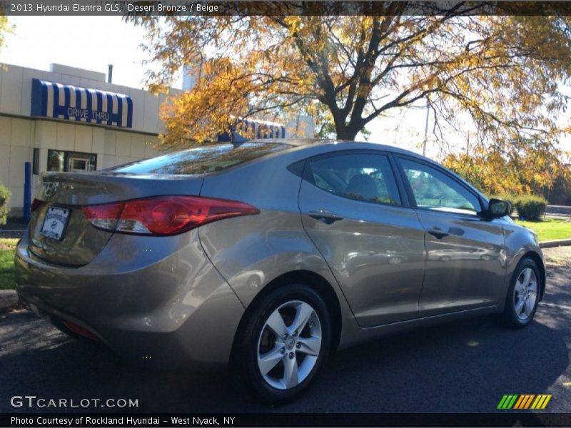Desert Bronze / Beige 2013 Hyundai Elantra GLS