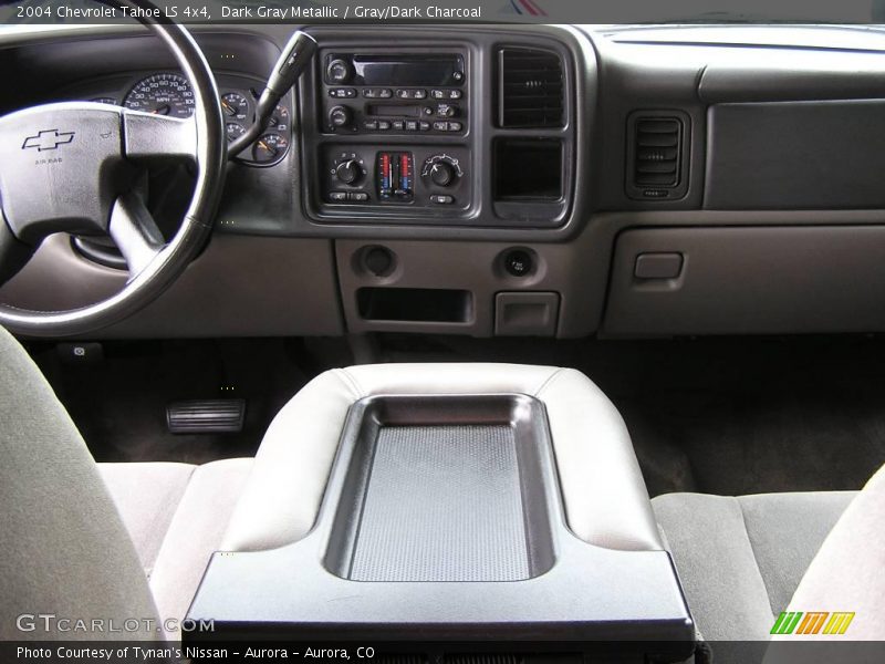 Dark Gray Metallic / Gray/Dark Charcoal 2004 Chevrolet Tahoe LS 4x4