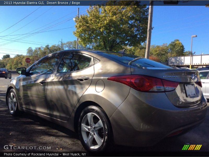 Desert Bronze / Beige 2013 Hyundai Elantra GLS