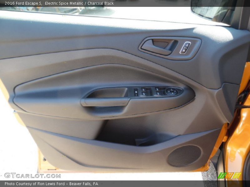Electric Spice Metallic / Charcoal Black 2016 Ford Escape S