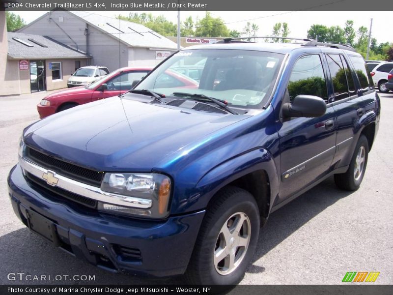 Indigo Blue Metallic / Dark Pewter 2004 Chevrolet TrailBlazer LS 4x4