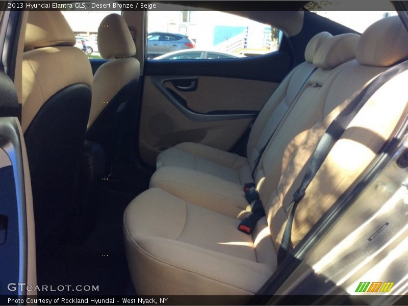 Desert Bronze / Beige 2013 Hyundai Elantra GLS