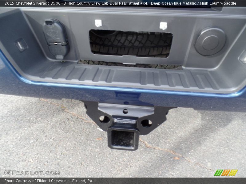 Deep Ocean Blue Metallic / High Country Saddle 2015 Chevrolet Silverado 3500HD High Country Crew Cab Dual Rear Wheel 4x4