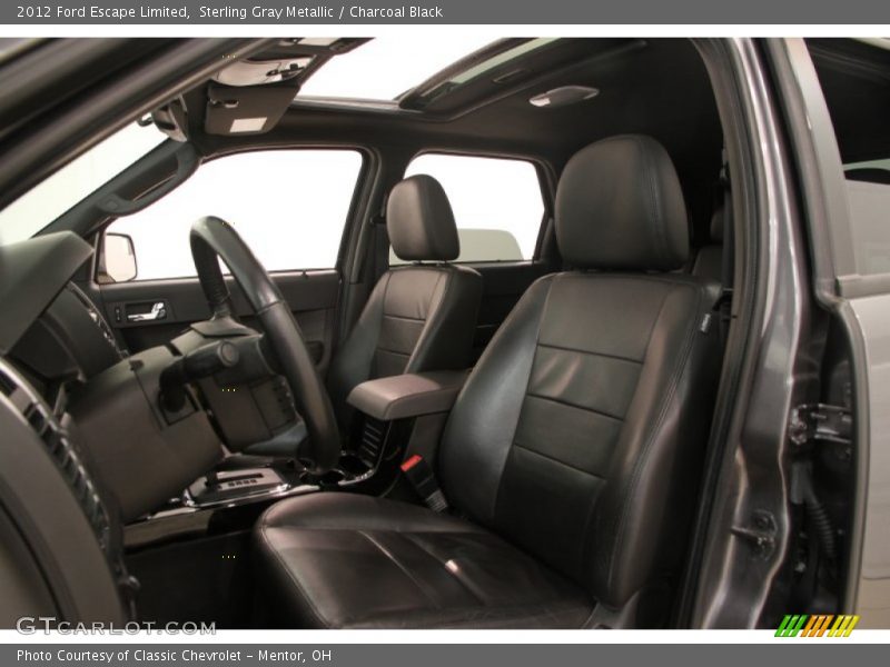 Sterling Gray Metallic / Charcoal Black 2012 Ford Escape Limited