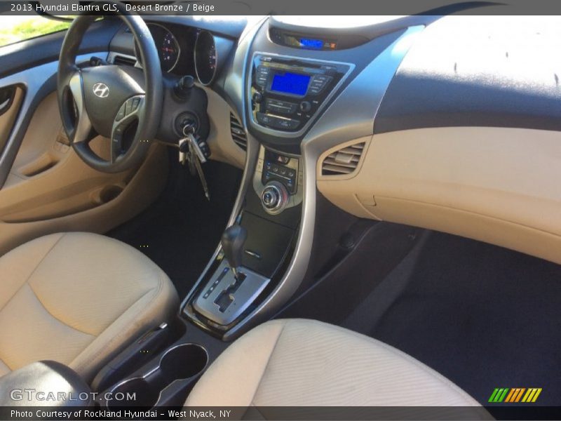Desert Bronze / Beige 2013 Hyundai Elantra GLS