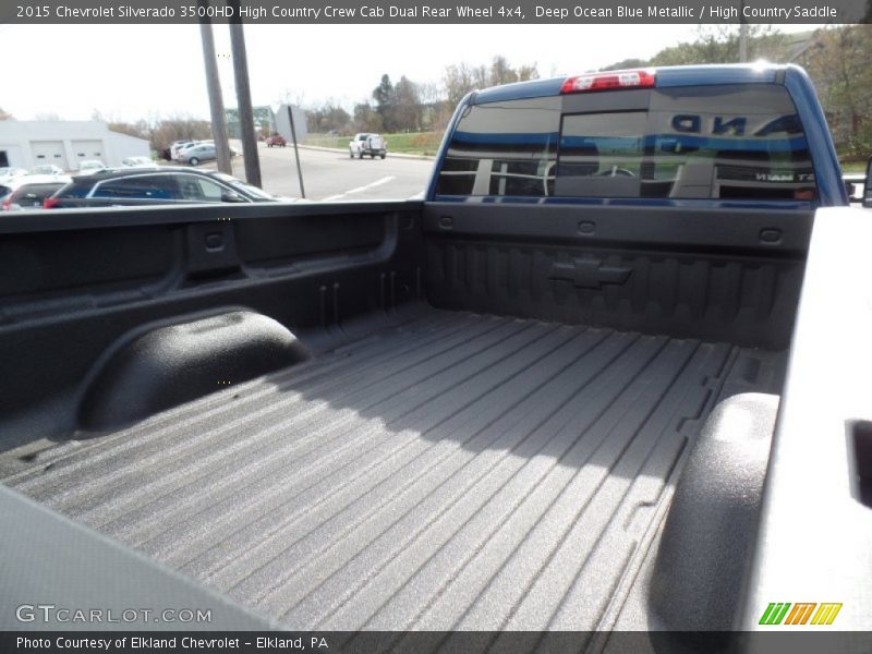 Deep Ocean Blue Metallic / High Country Saddle 2015 Chevrolet Silverado 3500HD High Country Crew Cab Dual Rear Wheel 4x4