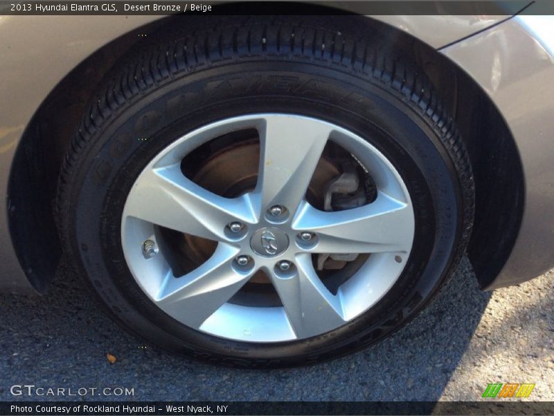 Desert Bronze / Beige 2013 Hyundai Elantra GLS