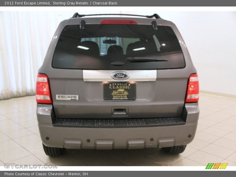 Sterling Gray Metallic / Charcoal Black 2012 Ford Escape Limited