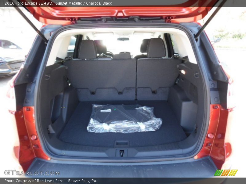 Sunset Metallic / Charcoal Black 2016 Ford Escape SE 4WD