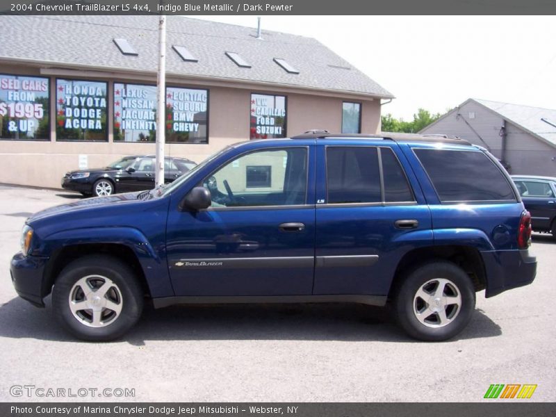 Indigo Blue Metallic / Dark Pewter 2004 Chevrolet TrailBlazer LS 4x4