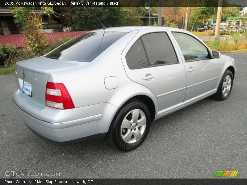 Reflex Silver Metallic / Black 2005 Volkswagen Jetta GLS Sedan