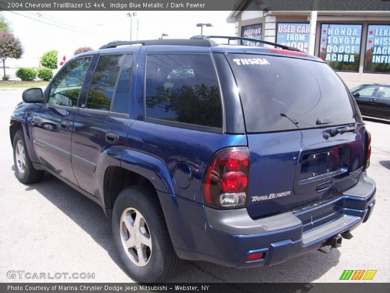 Indigo Blue Metallic / Dark Pewter 2004 Chevrolet TrailBlazer LS 4x4