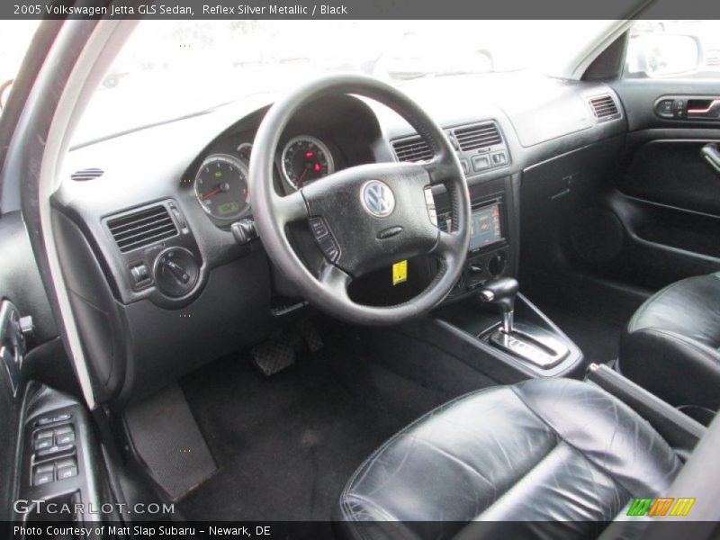 Reflex Silver Metallic / Black 2005 Volkswagen Jetta GLS Sedan