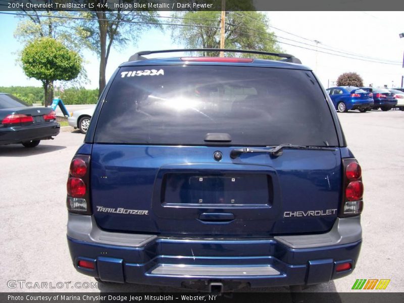 Indigo Blue Metallic / Dark Pewter 2004 Chevrolet TrailBlazer LS 4x4