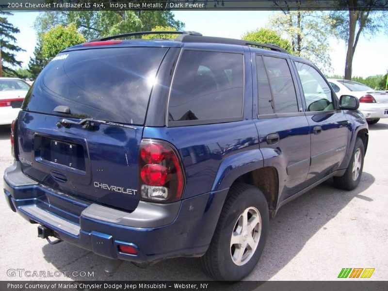 Indigo Blue Metallic / Dark Pewter 2004 Chevrolet TrailBlazer LS 4x4