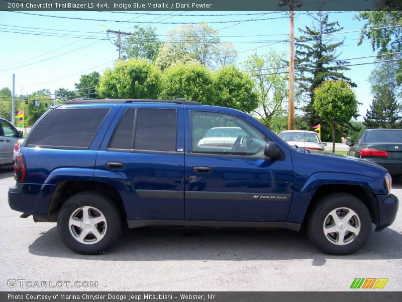 Indigo Blue Metallic / Dark Pewter 2004 Chevrolet TrailBlazer LS 4x4
