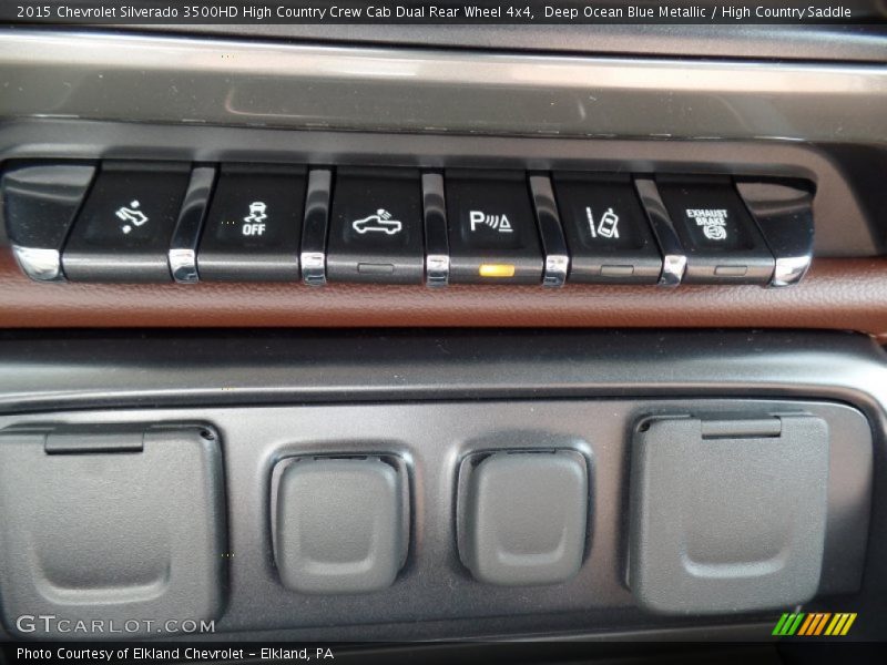 Deep Ocean Blue Metallic / High Country Saddle 2015 Chevrolet Silverado 3500HD High Country Crew Cab Dual Rear Wheel 4x4