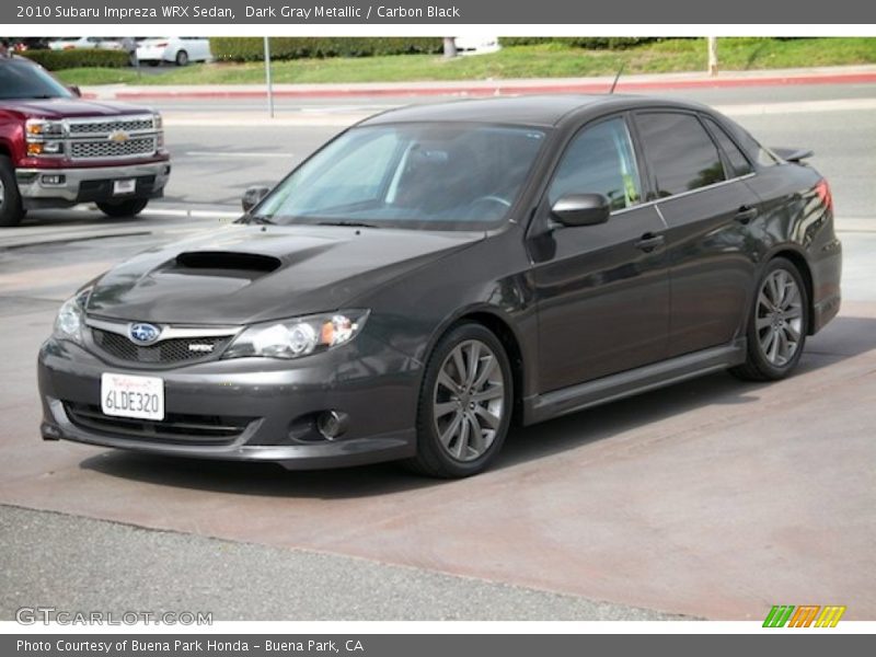 Dark Gray Metallic / Carbon Black 2010 Subaru Impreza WRX Sedan
