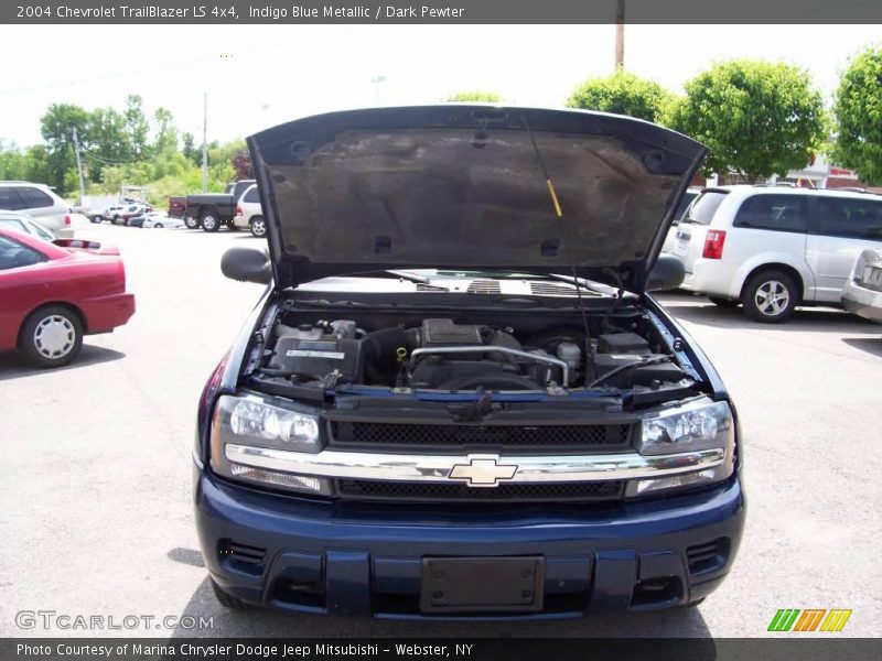 Indigo Blue Metallic / Dark Pewter 2004 Chevrolet TrailBlazer LS 4x4