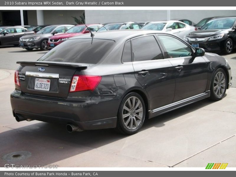 Dark Gray Metallic / Carbon Black 2010 Subaru Impreza WRX Sedan