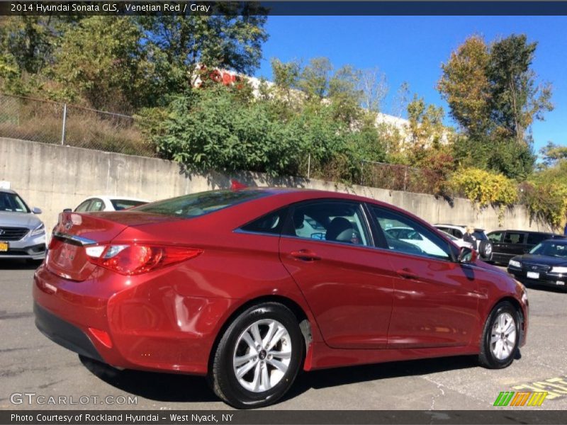 Venetian Red / Gray 2014 Hyundai Sonata GLS