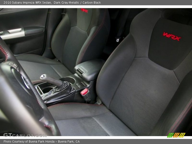 Dark Gray Metallic / Carbon Black 2010 Subaru Impreza WRX Sedan