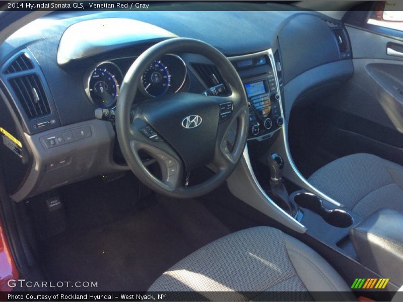 Venetian Red / Gray 2014 Hyundai Sonata GLS