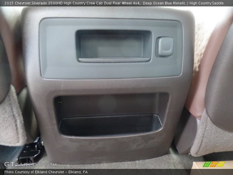 Deep Ocean Blue Metallic / High Country Saddle 2015 Chevrolet Silverado 3500HD High Country Crew Cab Dual Rear Wheel 4x4