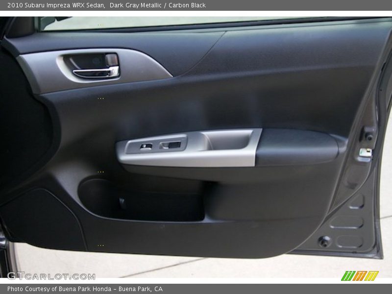 Dark Gray Metallic / Carbon Black 2010 Subaru Impreza WRX Sedan