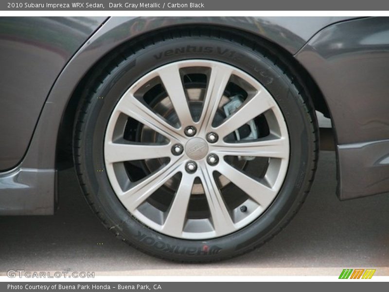 Dark Gray Metallic / Carbon Black 2010 Subaru Impreza WRX Sedan
