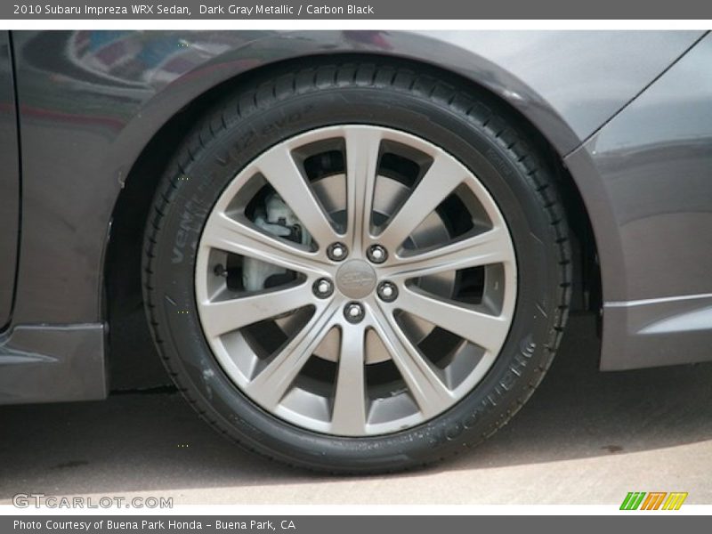 Dark Gray Metallic / Carbon Black 2010 Subaru Impreza WRX Sedan