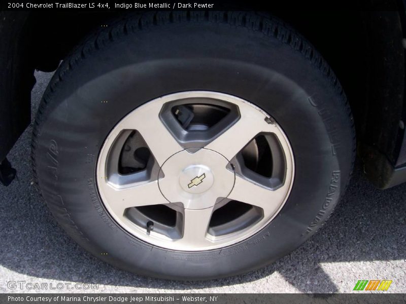Indigo Blue Metallic / Dark Pewter 2004 Chevrolet TrailBlazer LS 4x4