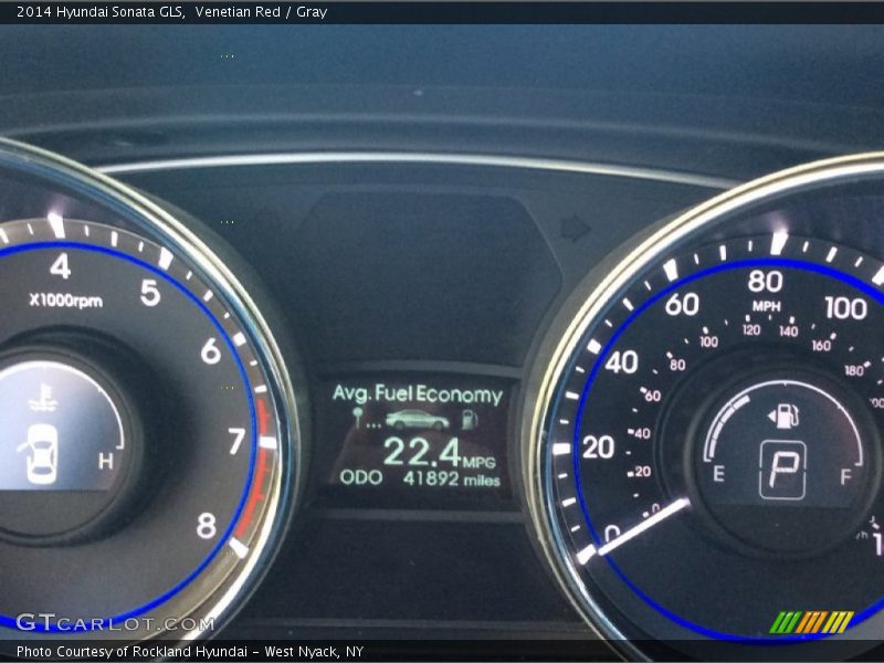 Venetian Red / Gray 2014 Hyundai Sonata GLS
