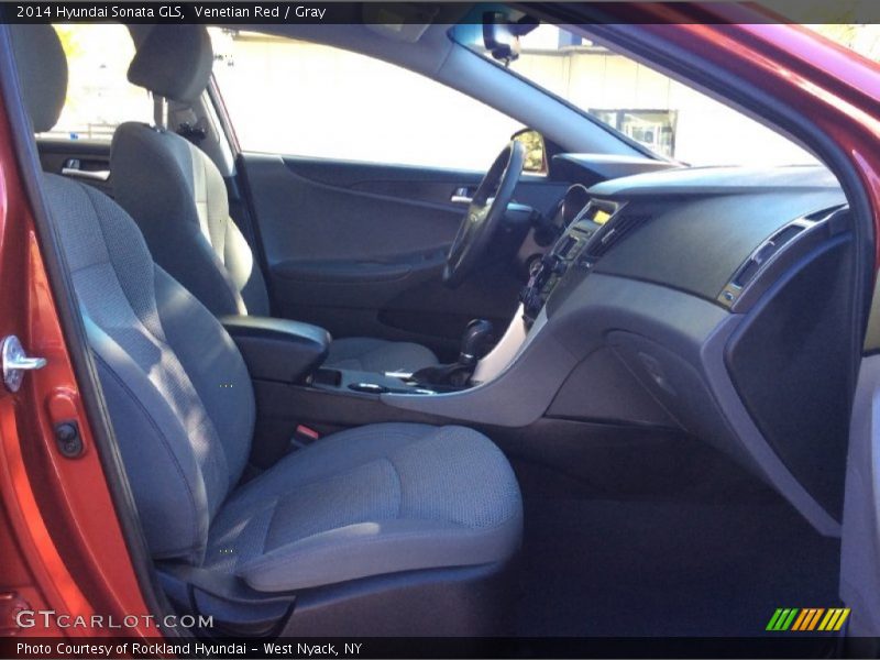 Venetian Red / Gray 2014 Hyundai Sonata GLS