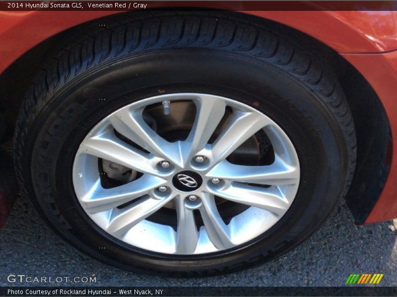 Venetian Red / Gray 2014 Hyundai Sonata GLS