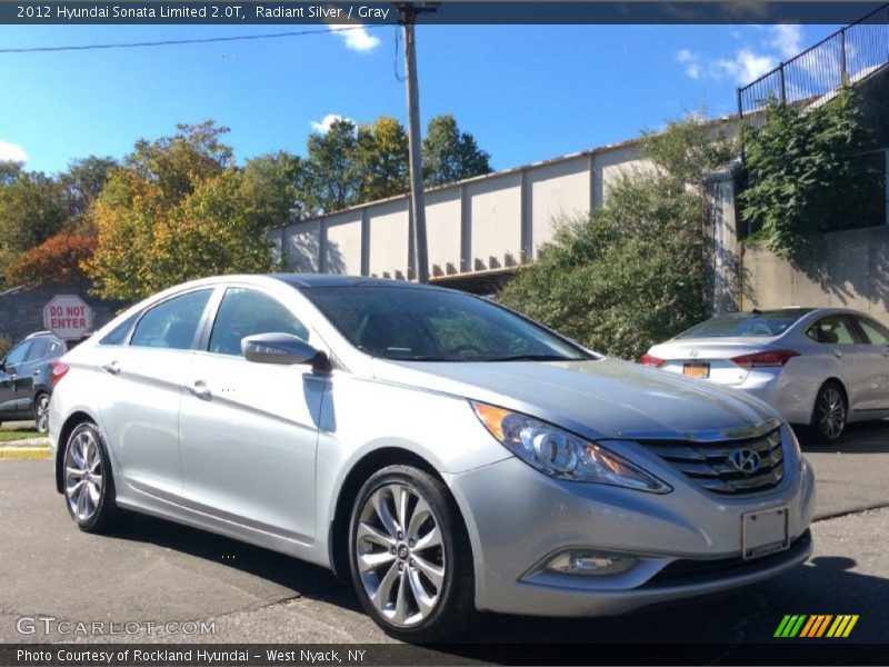Radiant Silver / Gray 2012 Hyundai Sonata Limited 2.0T