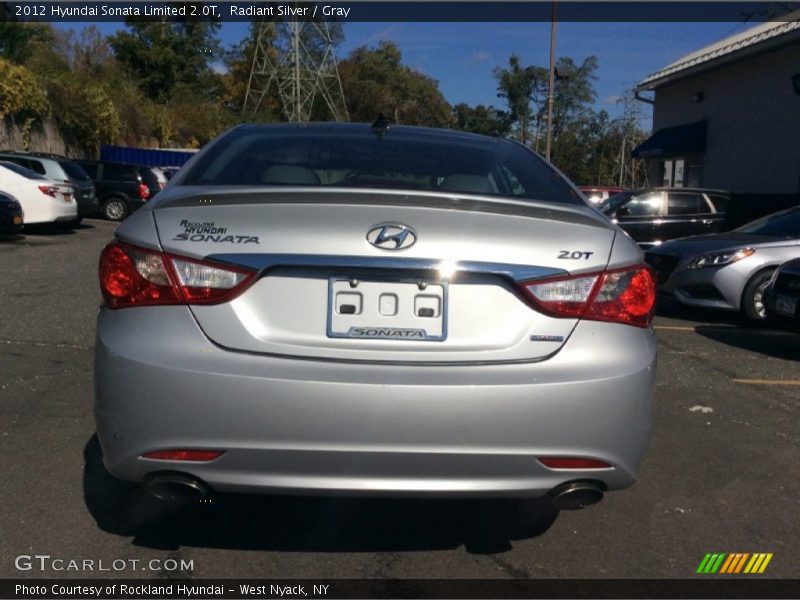 Radiant Silver / Gray 2012 Hyundai Sonata Limited 2.0T