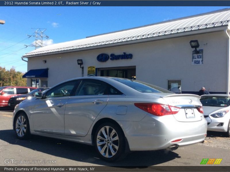 Radiant Silver / Gray 2012 Hyundai Sonata Limited 2.0T