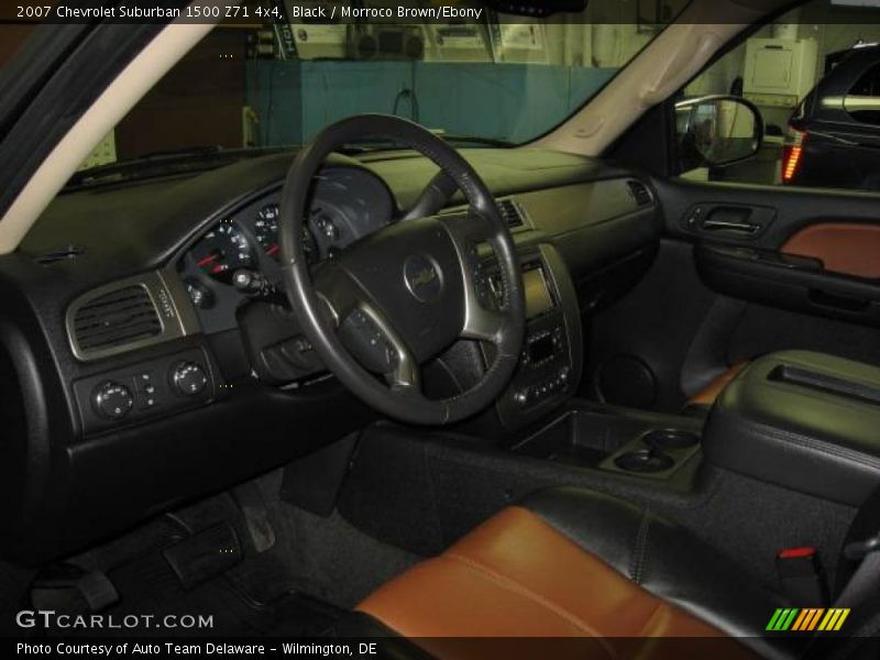 Black / Morroco Brown/Ebony 2007 Chevrolet Suburban 1500 Z71 4x4