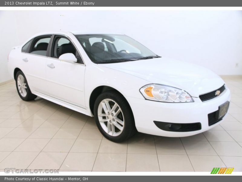 Summit White / Ebony 2013 Chevrolet Impala LTZ