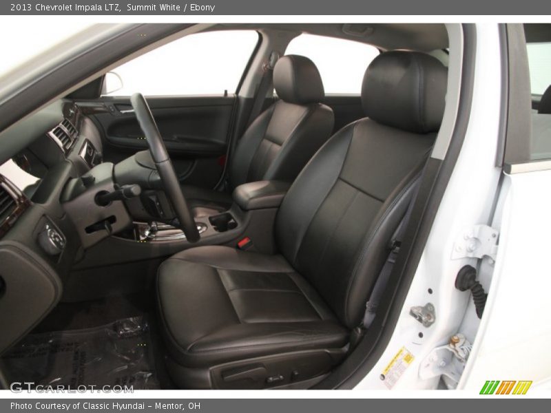 Summit White / Ebony 2013 Chevrolet Impala LTZ
