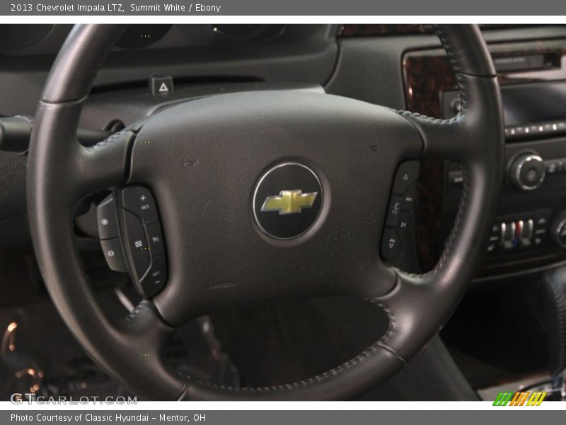 Summit White / Ebony 2013 Chevrolet Impala LTZ