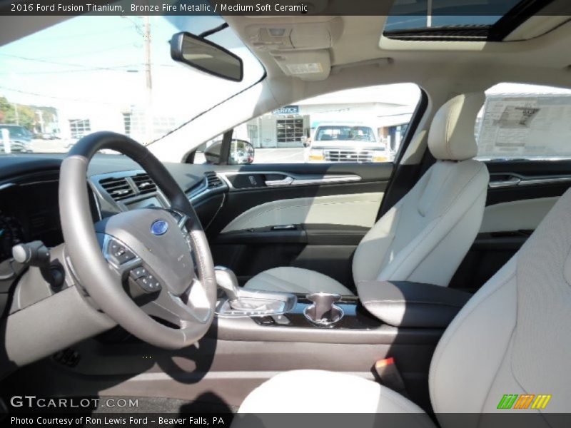  2016 Fusion Titanium Medium Soft Ceramic Interior