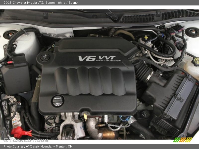 Summit White / Ebony 2013 Chevrolet Impala LTZ