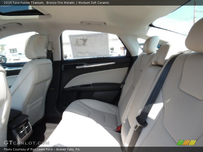 Bronze Fire Metallic / Medium Soft Ceramic 2016 Ford Fusion Titanium