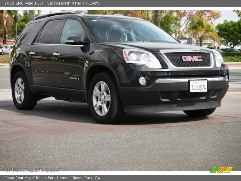 Carbon Black Metallic / Ebony 2008 GMC Acadia SLT