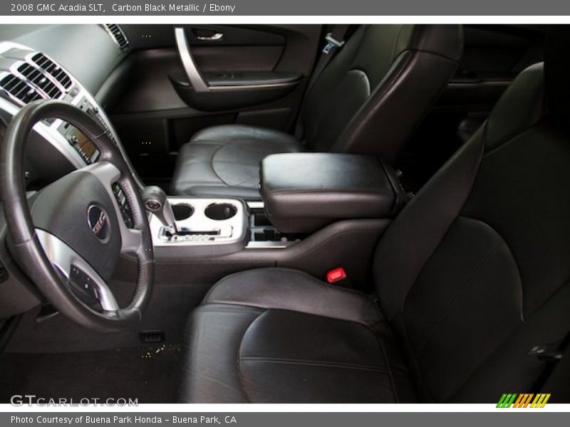 Carbon Black Metallic / Ebony 2008 GMC Acadia SLT