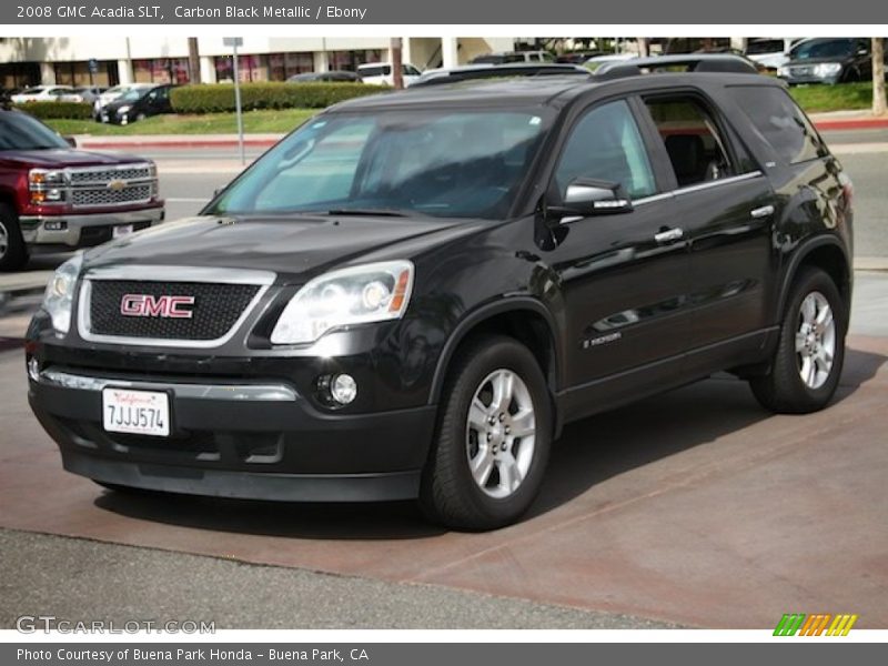 Carbon Black Metallic / Ebony 2008 GMC Acadia SLT