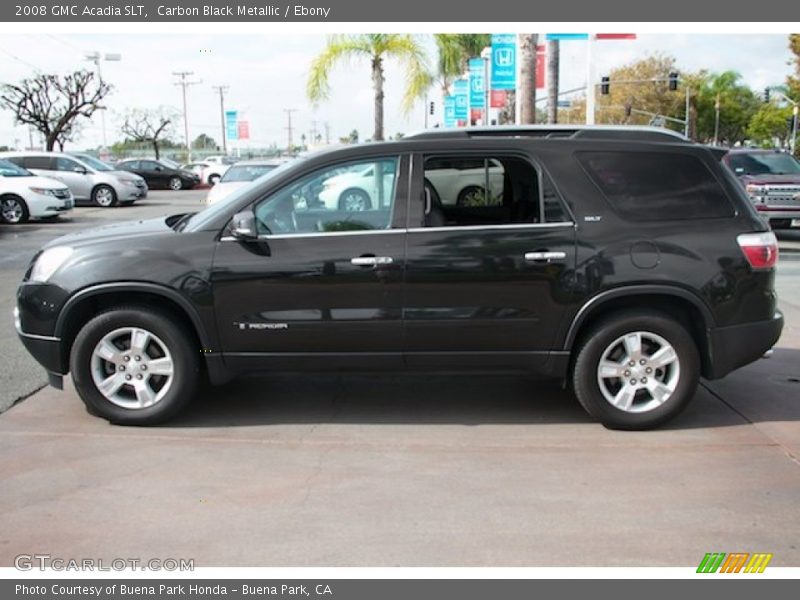 Carbon Black Metallic / Ebony 2008 GMC Acadia SLT
