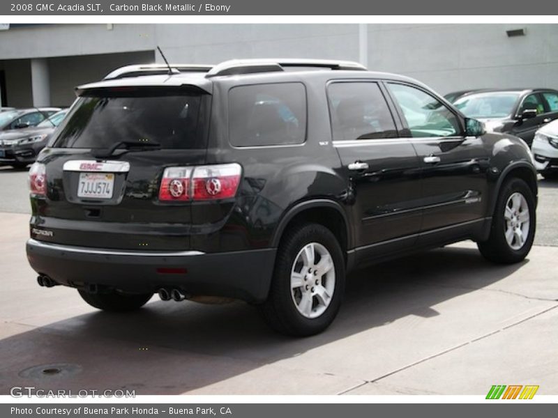 Carbon Black Metallic / Ebony 2008 GMC Acadia SLT
